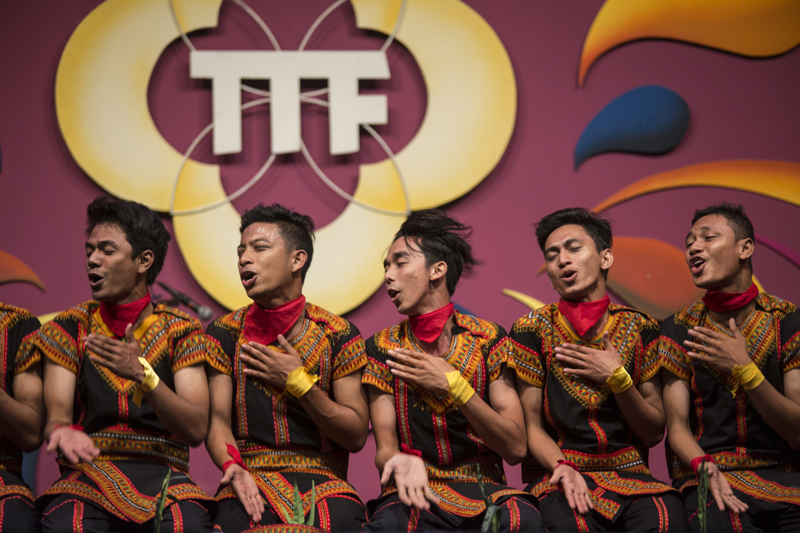 Traditionele dans uit Aceh op de Tong Tong Fair